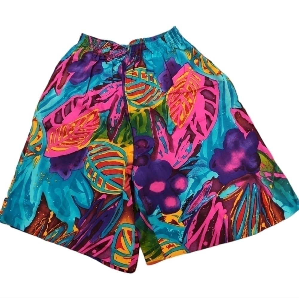 Tropical Floral Bermuda Shorts